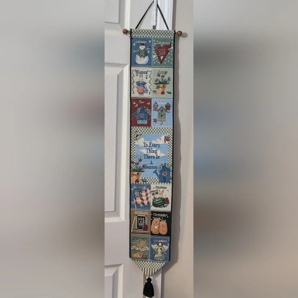 ☺️🧡Cottagecore Wall Hanging Tapestry Months / Seasons Of The Year